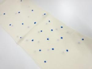 未使用品　正絹　縮緬地　絞り　帯揚げ